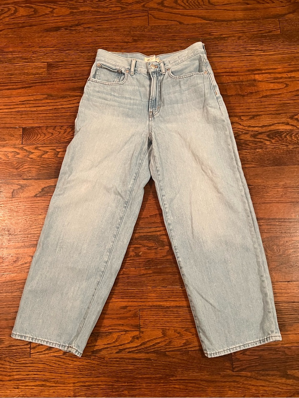 Madewell The Perfect Vintage Wide-Leg Crop Jean, Size 27